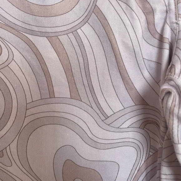 Wilfred Free Vera Pant Printed, High-Waisted Twill Pants, Size 10 - Picture 8 of 12